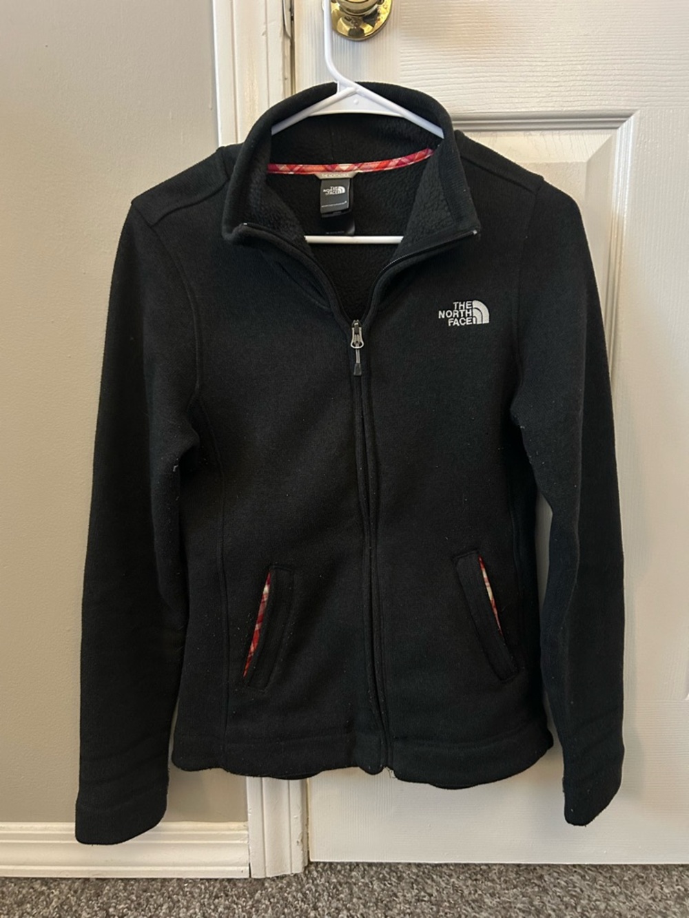 The North Face Black Full-Zip Fleece Jacket - Size Small